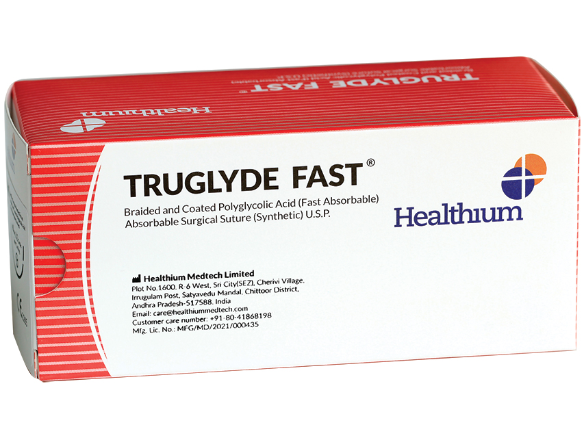 ĶIRURĢISKAIS DIEGS/TRUGLYDE/ĀTRI ABSORBĒJAMA 3/0 APLIS ,3/8 ADATA 20MM-75CM/NE KRĀSOTS N12