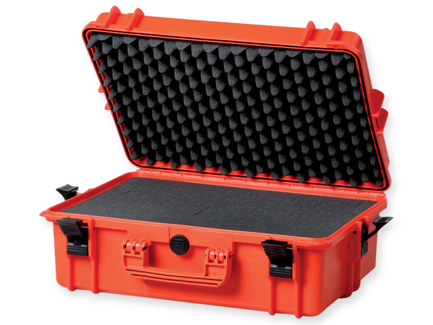 GIMA CASE 500 WITH INTERNAL FOAM - ORANGE