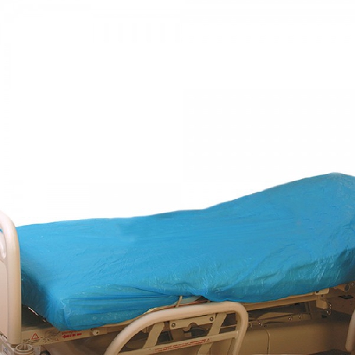 MATRAčA PĀRVALKS AR GUMIJU 90X210CM, ZILS,