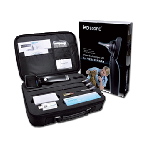 0 MD SCOPE VET VIDEO OTOSCOPE - 3 PROBES