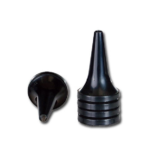 EAR SPECULUM DIAM. 4 MM FOR HEINE/KAWE - DISPOSABLE - BLACK