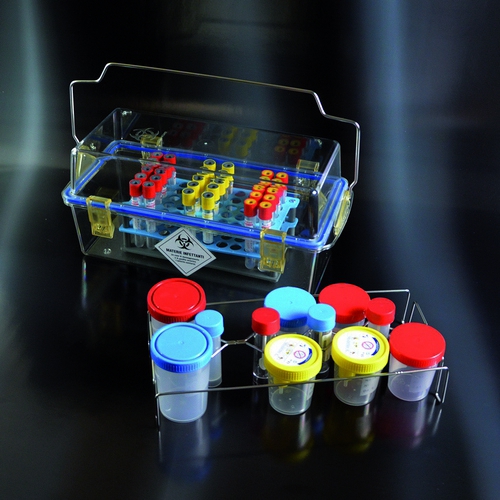 STATĪVS PARAUGU KONTEINERIEM, NO NERŪSĒJOŠĀ TĒRAUDA