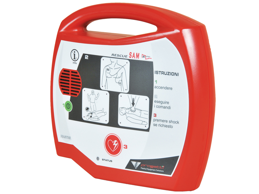 RESCUE SAM AED DEFIBRILLATOR - ITALIAN