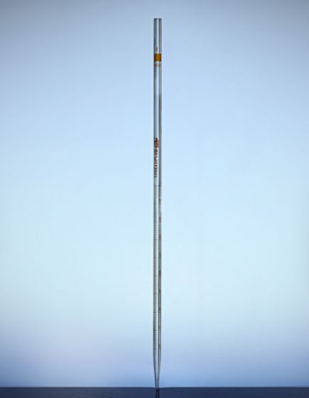 MĒRĪŠANAS PIPETE BRŪNĀ GRADUĀCIJA CL.B 5,0ML CHEMLAND