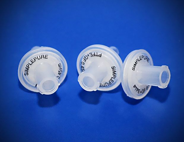 PTFE ŠĻIRCES FILTRS (PREFILTR GF) PTFE 13MM 0,22UM 1 GAB.