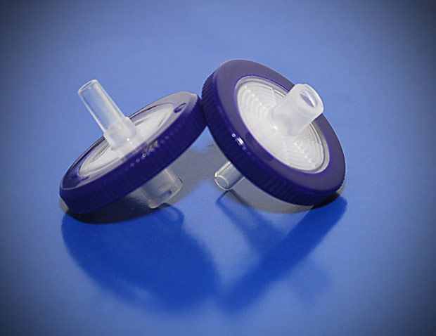 PTFE ŠĻIRCES FILTRS (PREFILTR GF) PTFE 25MM 0,22UM 1 GAB.