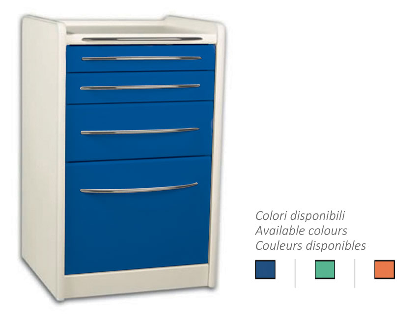 Ratiņi ar atvilktnēm 49 cm GE414- krāsa pēc izvēles