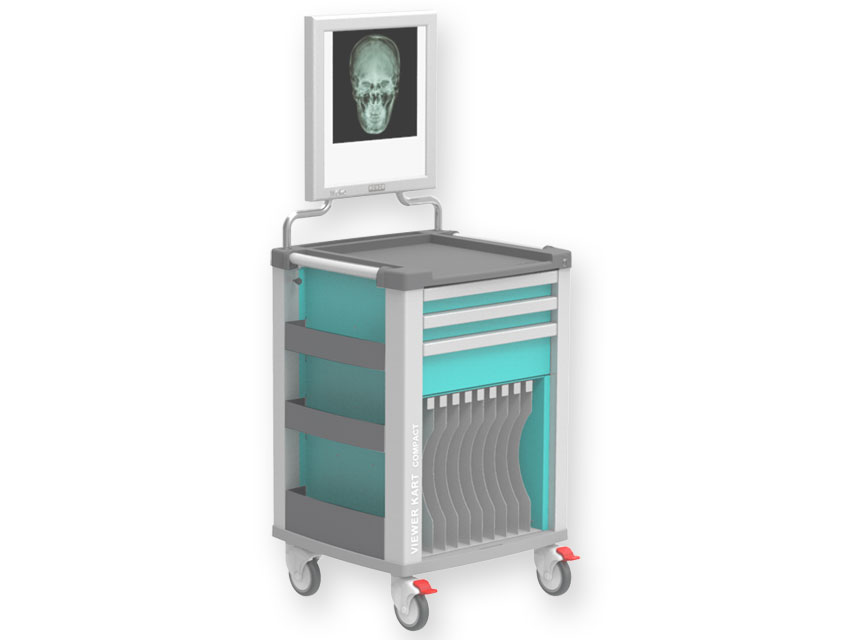 Ratiņi ar LED paneli-tirkīzs *2