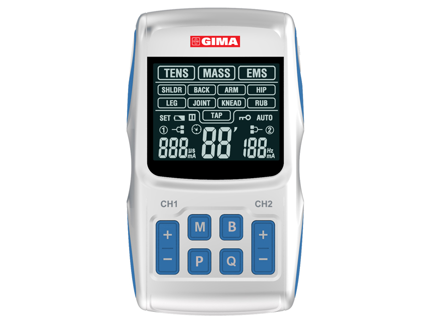 gima-ther tens/ems - 2 kanālu - 36 programmas
