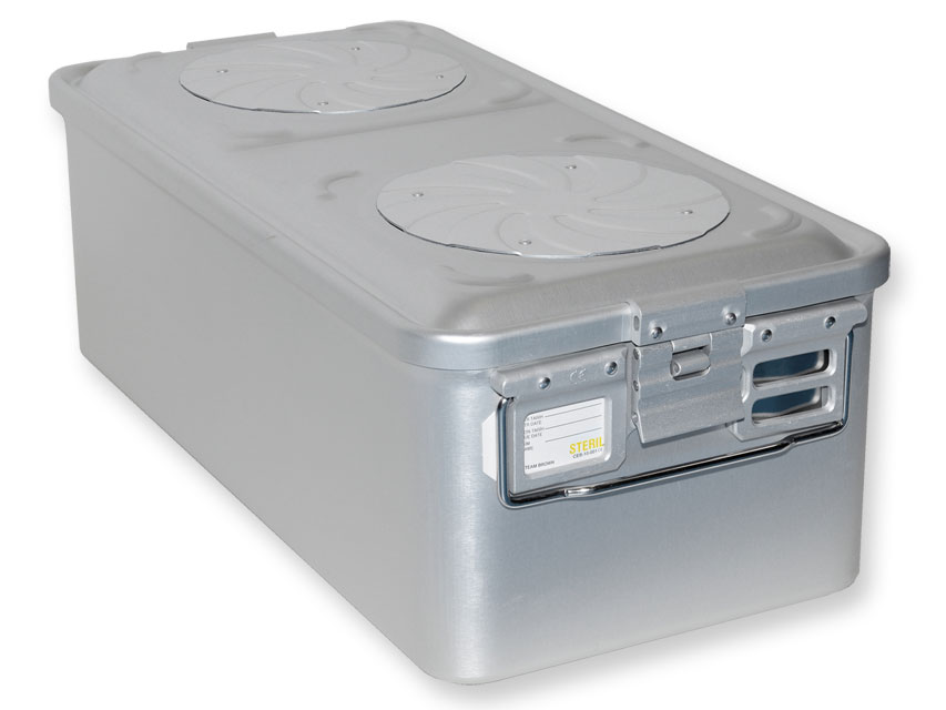 Konteineris ar vārstu-liels h 200 mm-pelēks