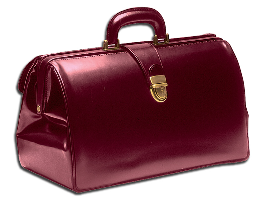 SUPER TEXAS LEATHER medicīniskā soma, bordo N1