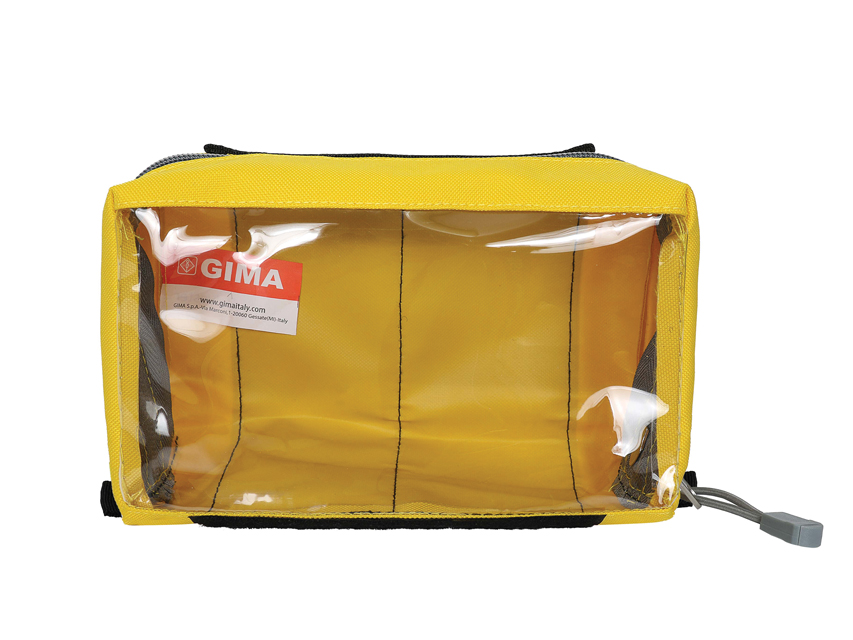 E1 soma ar lodziņu un rokturi,dzeltena