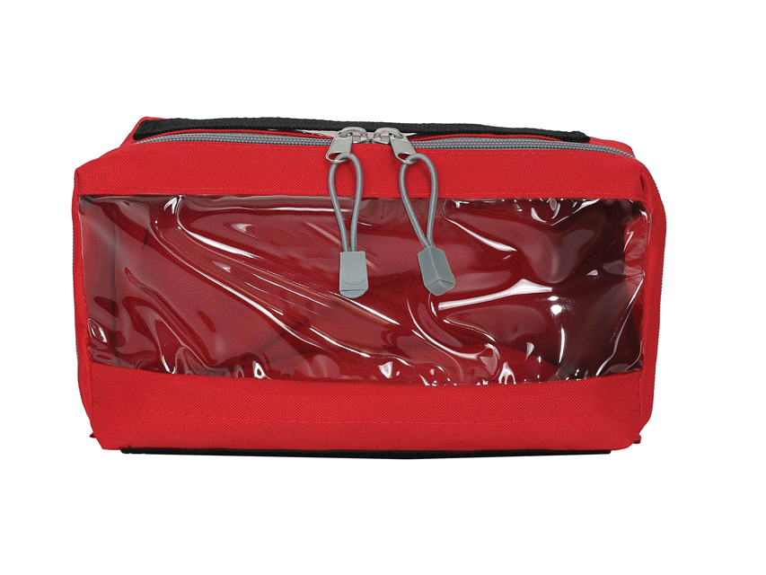 E2 taisnstūra soma ar lodziņu,sarkana