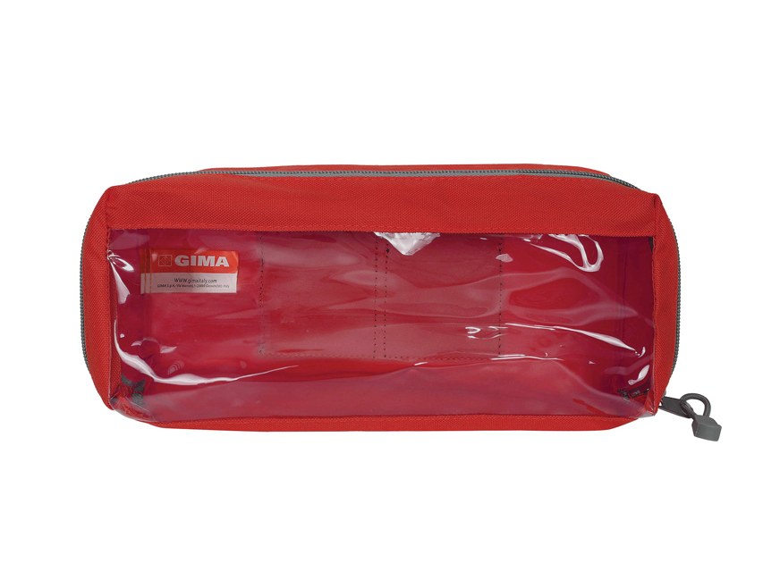 E3 taisnstūra soma,ar lodziņu un rokturi,sarkana