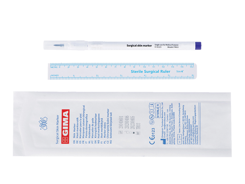 Ķirurģisks ādas marķieris.Viens uzgalis 1,0 mm.Sterils N100