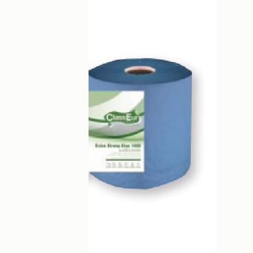 Industriālais papīrs rullī 2 slāņi, zils Extra Blue 230m 1gab.