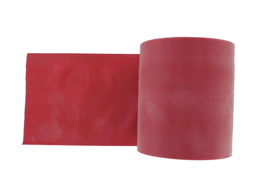 Vingrošanas gumija, 14cm x 45m, sarkana