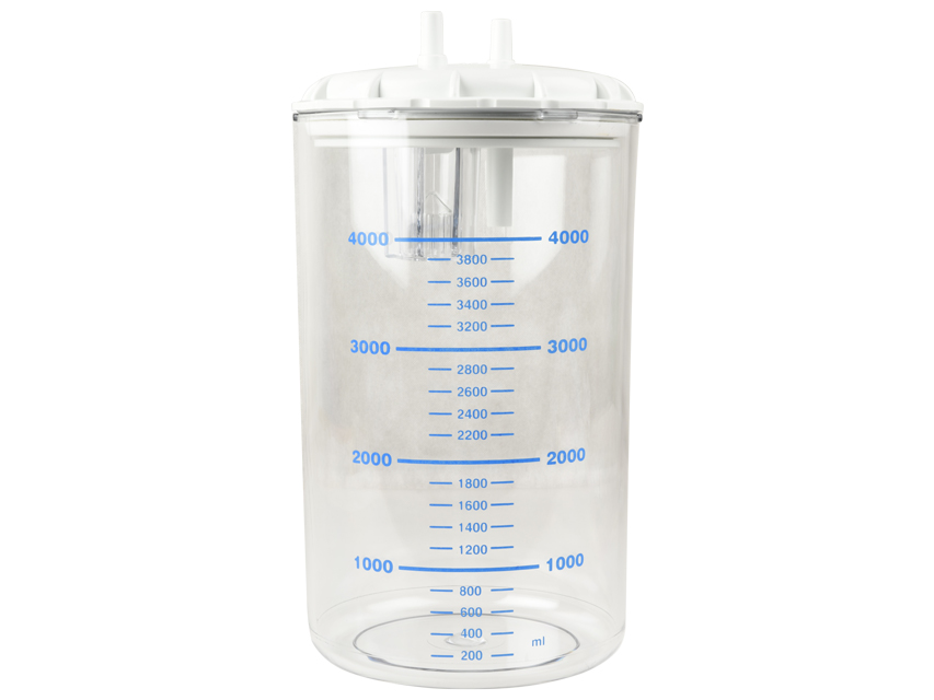 BOTTLE 4 l WITH COVER - autoclavable 121°C