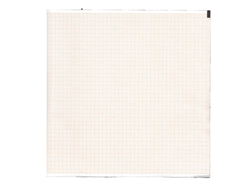 ECG thermal paper 210x300 mm x200s pack - orange grid