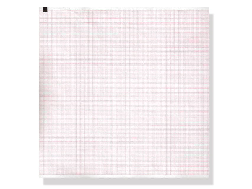 ECG thermal paper 210x280mm x215s pack - orange grid