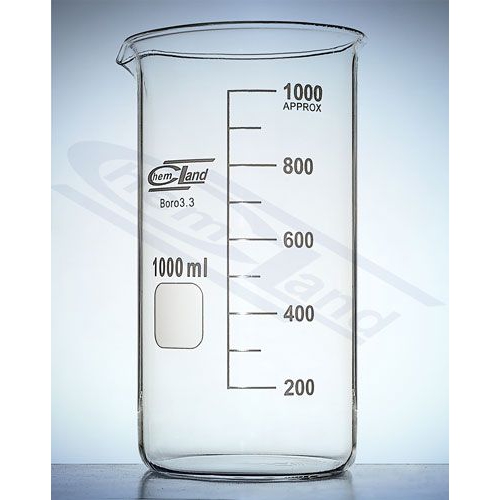 Stikla 1L krūze, graduēta