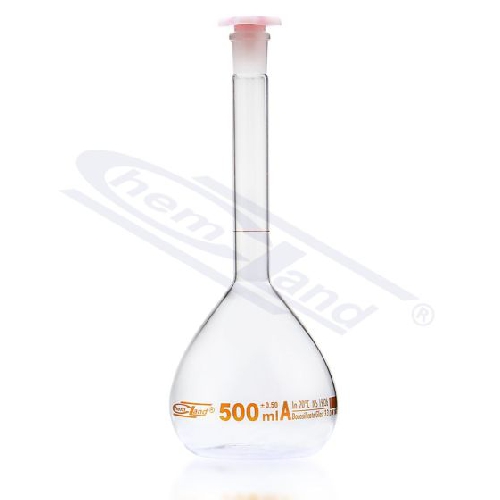 Borsilikāta stikla mērkolbas NS10/19 10ml (zila graduācija)