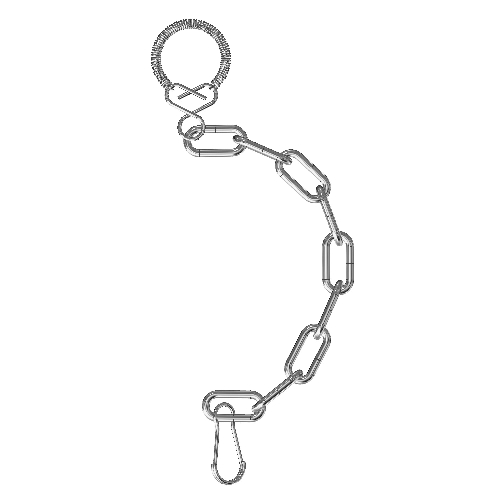 single stainless steel chain (basix)pc.