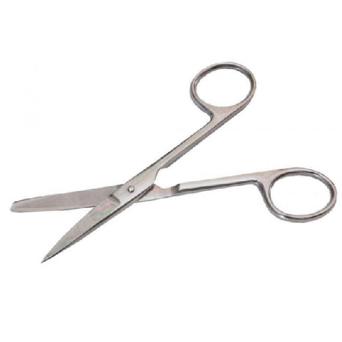 Šķēres ar asiem galiem (garums- 14,5 cm)