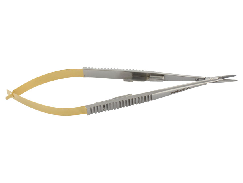 gold castroviejo adatu turētājs-taisns - 14 cm