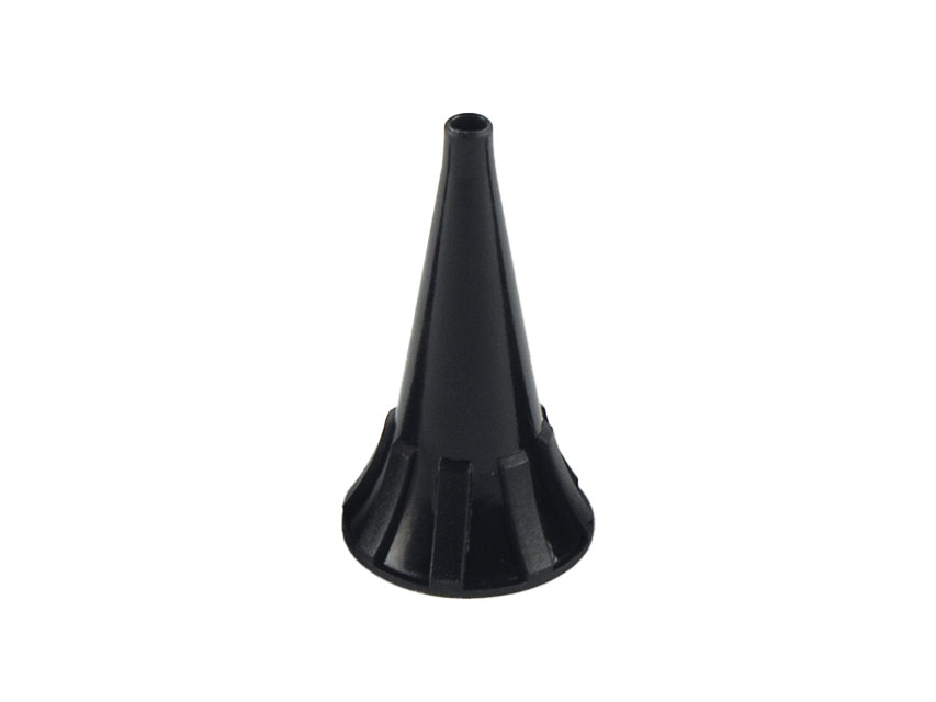 Mini ausu spoguļi, v/l. 2.5mm, melni, N100