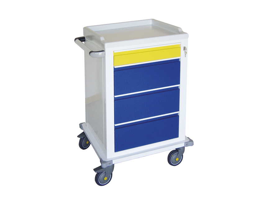 Ratiņi 1+3 atvilktnes, 67 x 63 x 104 cm