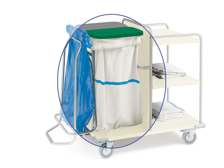 Veļas maiss (zila svītra). Ratiņiem 27464, 27465, 45915