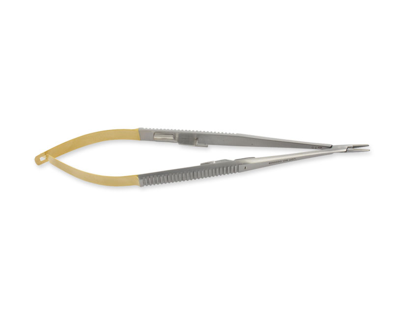 Zelta Castroviejo adatas turētājs- 14 cm