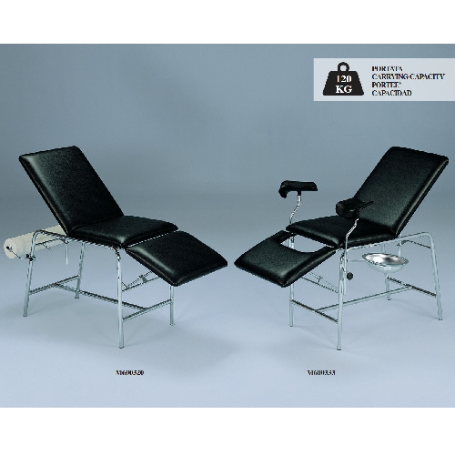 lettino ginecologico verniciatogynae. exam. couch 3-sec. – enam. r.tube lit d’exam gyne. 3-sec. – t.rond verni