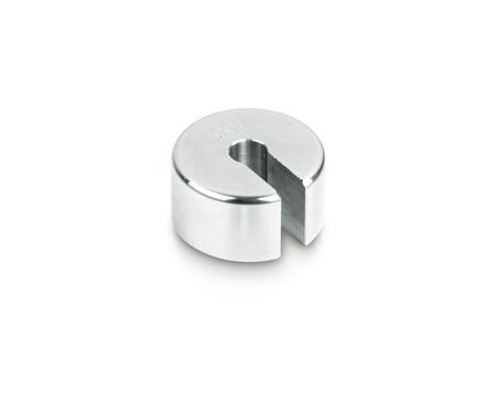 Slot weight (Type A), stainless steel fine turned, 1 N, 4045761277212,