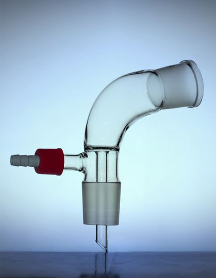 uztvērēja adaptera līkums ar vakuuma savienojumu PP 2x 45/40 CHEMLAND