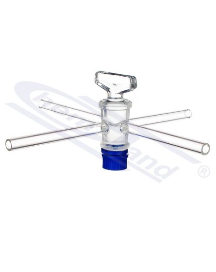 aizbīdnis stikla 4 virzienu X tipa, urbuma izmērs 2 mm