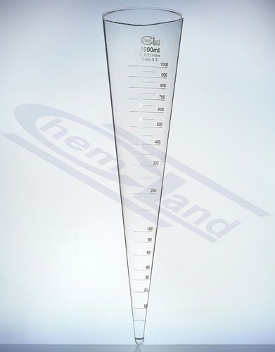 konuss saskaņā ar Imhoff 1000ml stikla slēgts konuss