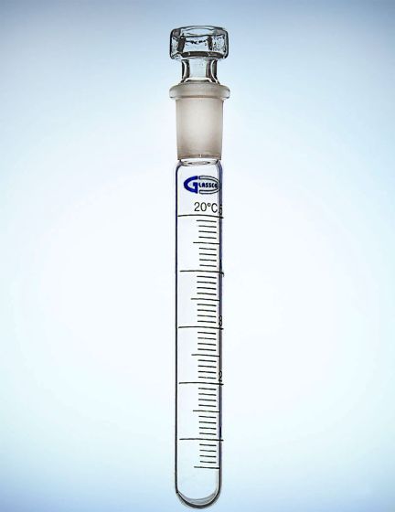 Egertz tūbiņa ar pūsta stikla korķi 050ml 19/26 25x200mm