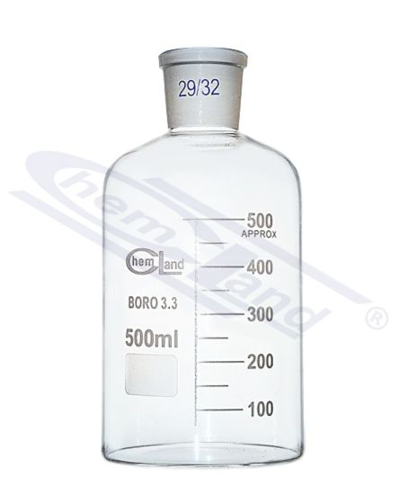 pudele BORO 3,3 00050 NS 14/23 SiO2>80,5 perc