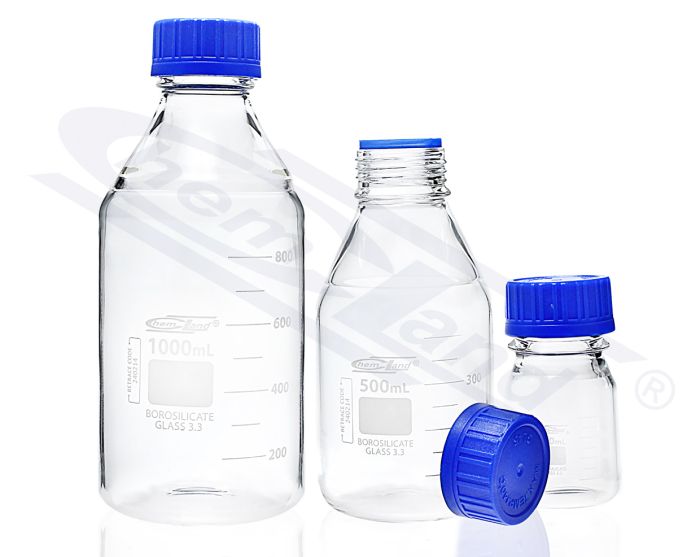 Pudele ar skrūvējamu vāciņu BORO 3.3 GL45, 00250ml