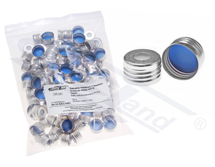 flakons 30,0ml ND24 caurspīdīgs, bez apraksta, 27,5 x 75mm, iepakojums 100 gab CHEMLAND