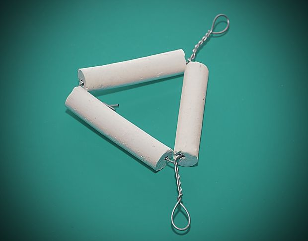 trīsstūris kausēšanas katliem 75x75 porcelāna caurulei līdz 900 oC