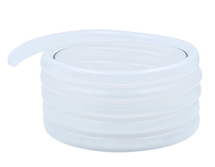 caurules PTFE balta iekšējais diametrs. 1,0 ārējais diametrs. 1,5