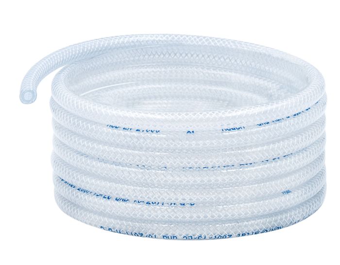 caurules PVC ar pastiprinošu siksnu iekšējais diametrs. 09 ārējā 15