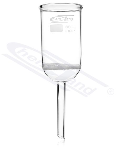 piltuve filtrēšanai cilindr. saķepināts disks G3 0080ml diam. 40 mm