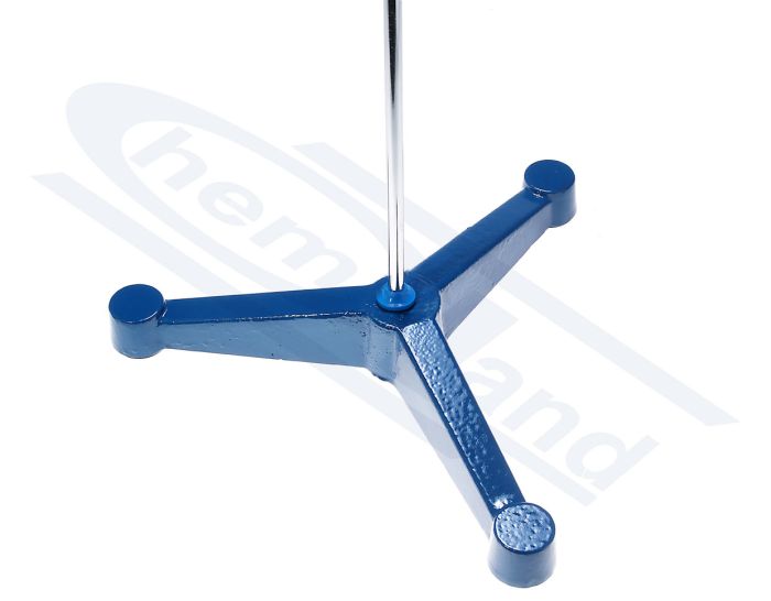 statīva retortu statīva pamatne ar stieni h 700 pamatnes diam. 380