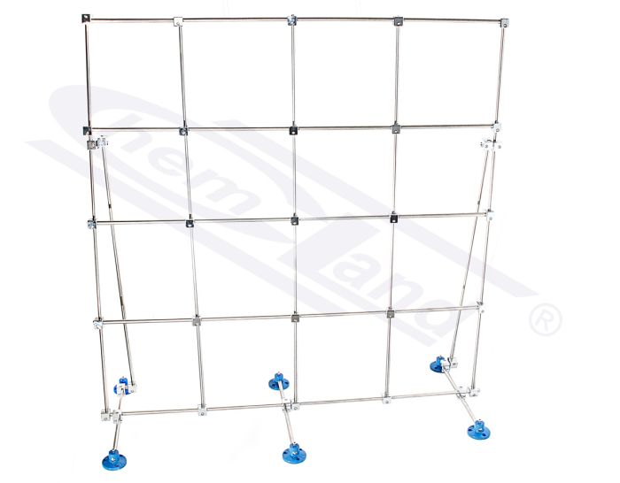 atbalsta statīva komplekts TYPE 2 100x100x40 nerūsējošais tērauds