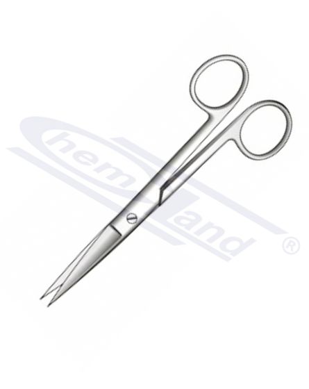 Pārziešanas šķēres asiem galiem S.S. garums 150 mm