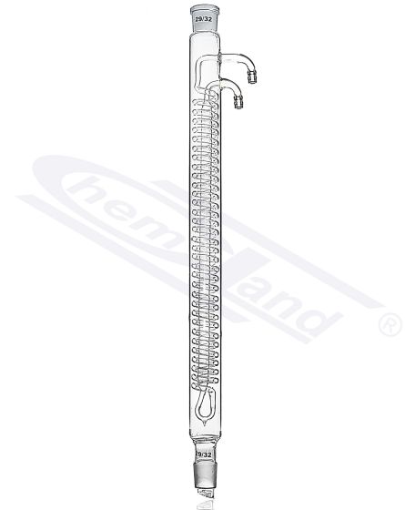 kondensators atbilstoši Dimroth garumam 800mm 2x 29/32 stikla savienotājs